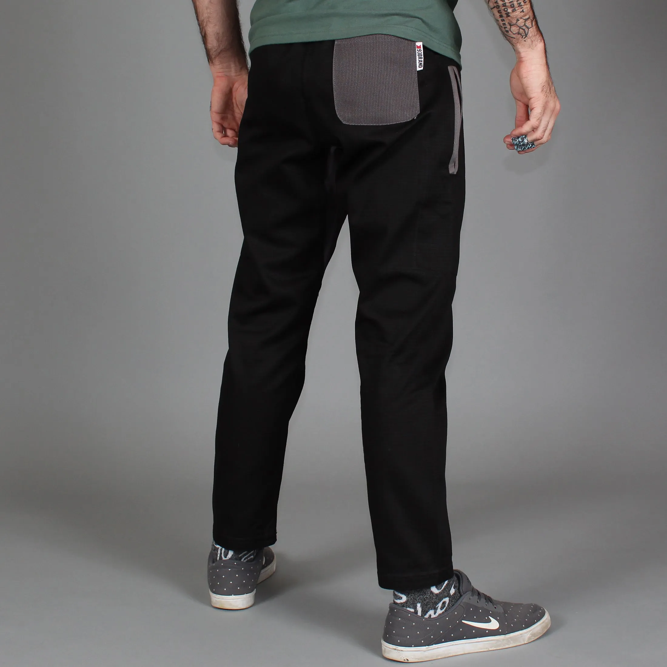 93brand "Jiu Jitsu Originals" Casual Gi Pants - Black