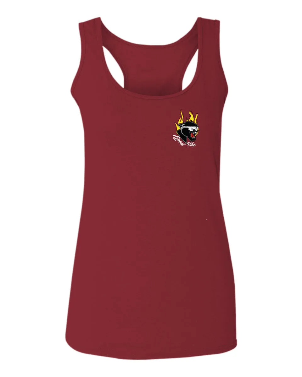 Cool Graphic Cartoon Puma 90'S Classic Good Vibe  women's Tank Top sleeveless Racerback