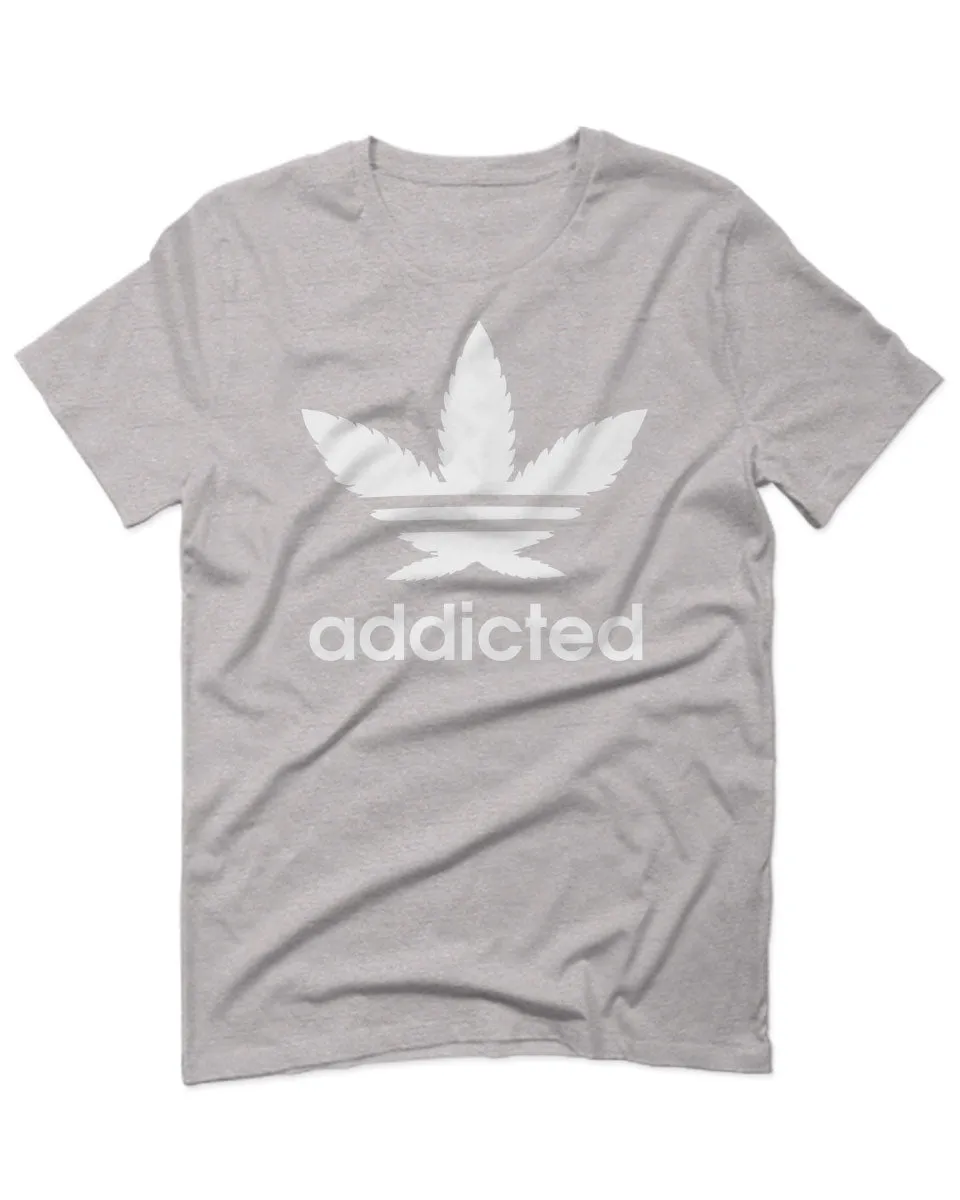 Cool Marijuana Weed Leaf Stoner Day high Pot For men T Shirt