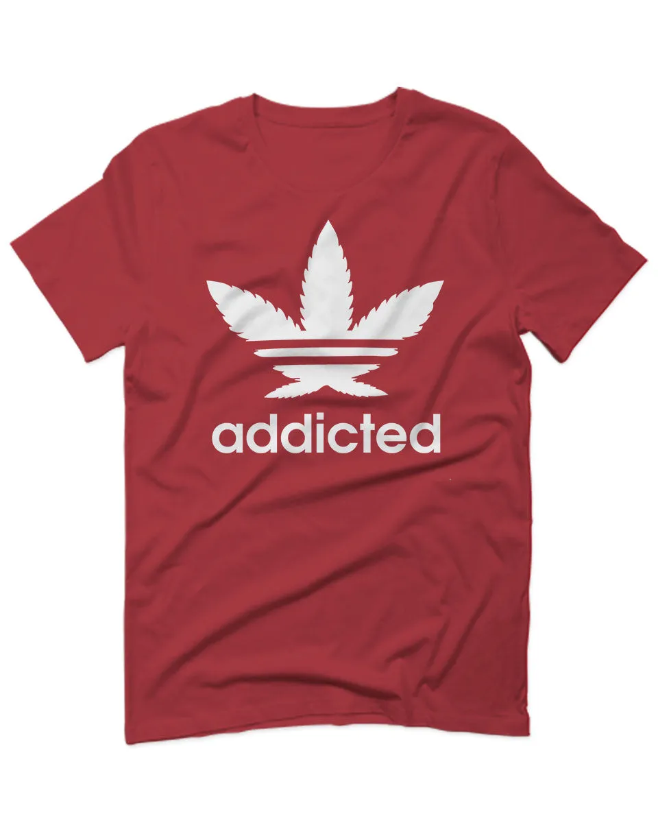 Cool Marijuana Weed Leaf Stoner Day high Pot For men T Shirt