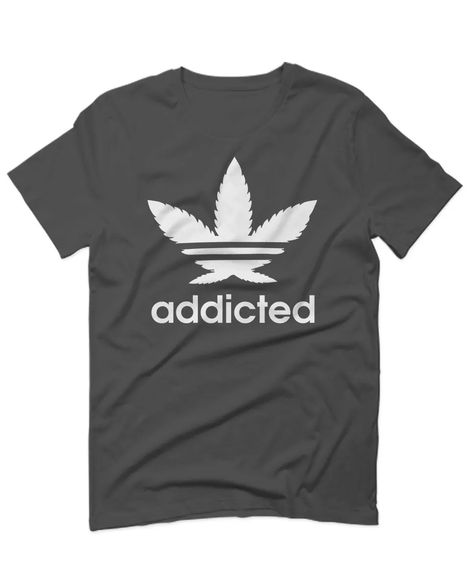 Cool Marijuana Weed Leaf Stoner Day high Pot For men T Shirt