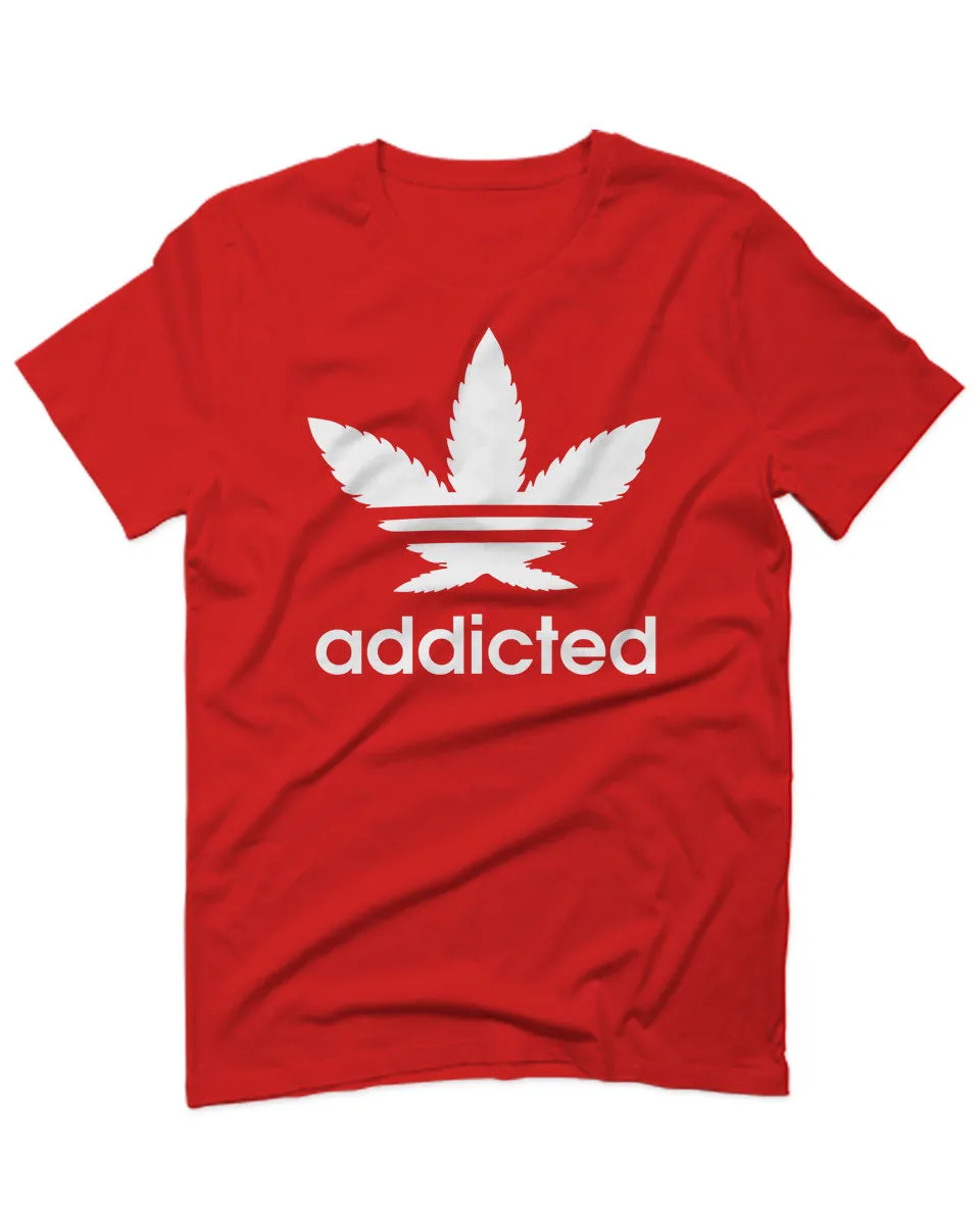 Cool Marijuana Weed Leaf Stoner Day high Pot For men T Shirt