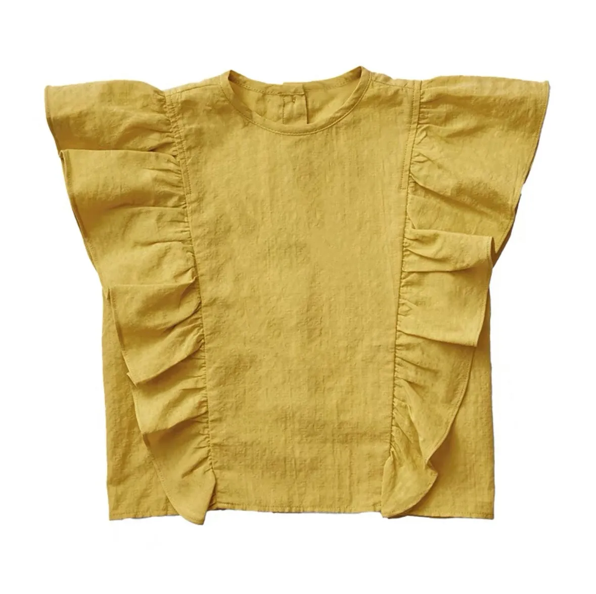 COTTON FLUTTER SLEEVE TOP [PREORDER]