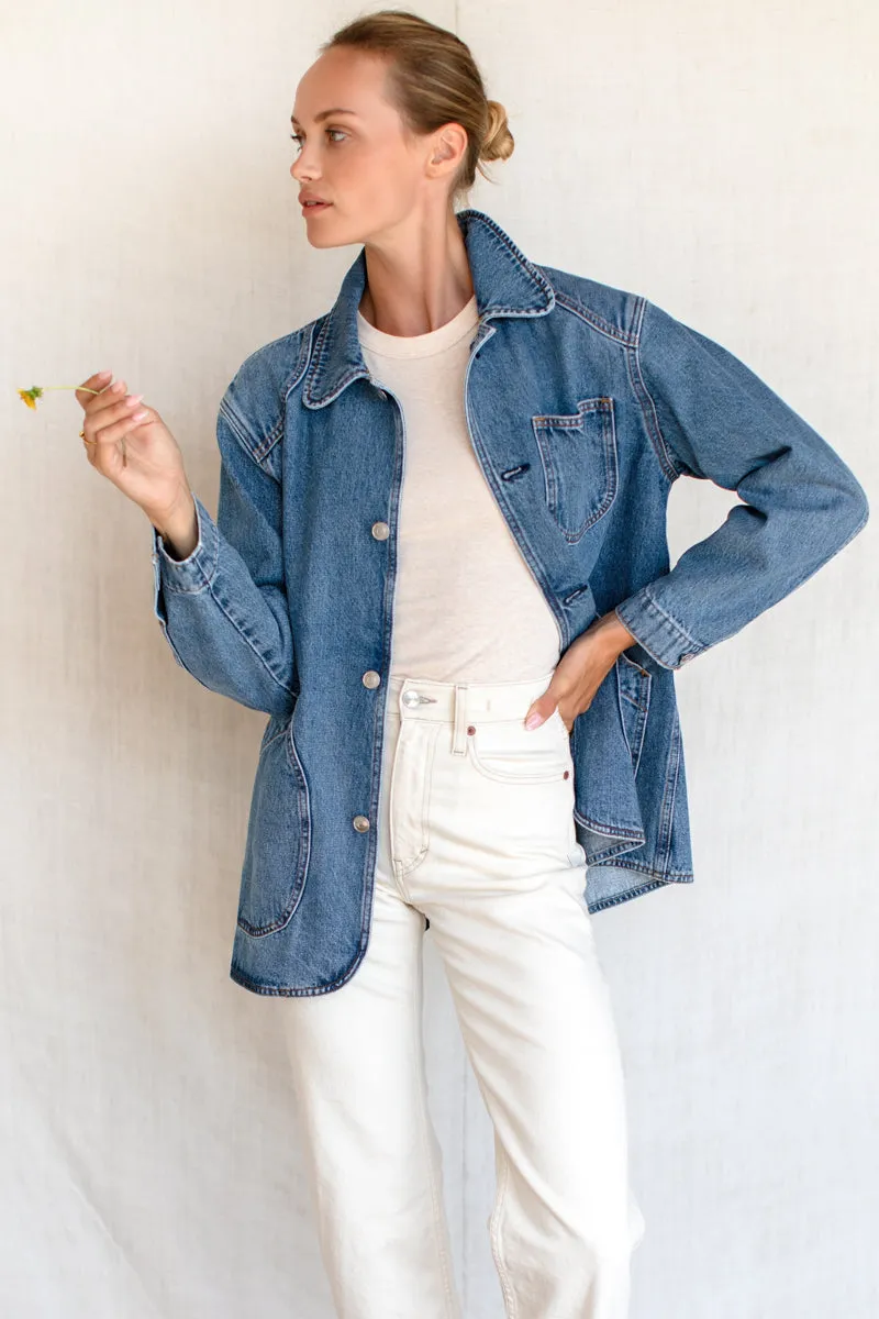 Emerson Fry Cabin Denim Jacket - Classic Stonewash