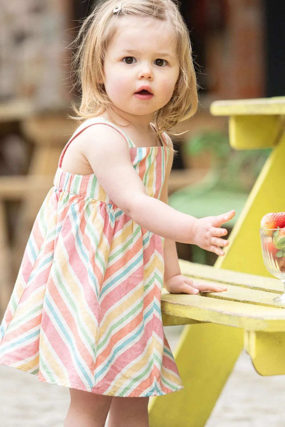 Frugi Jess Beach Party Dress - Beach Stripe
