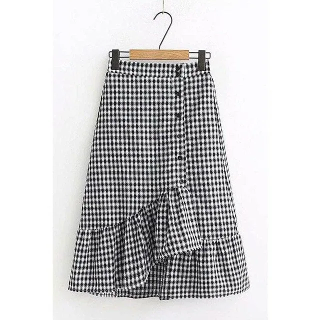 Irregular Ruffle Skirts