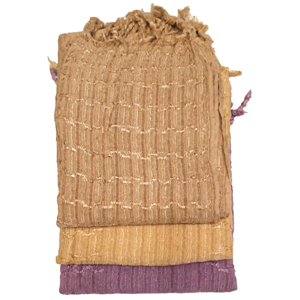 Jaquard Pure Silk Hand-Woven Scarf