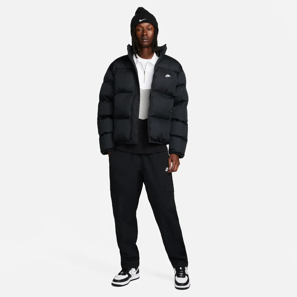 NIKE SPORTSWEAR CLUB PUFFER JACKET - BLACK/WHITE