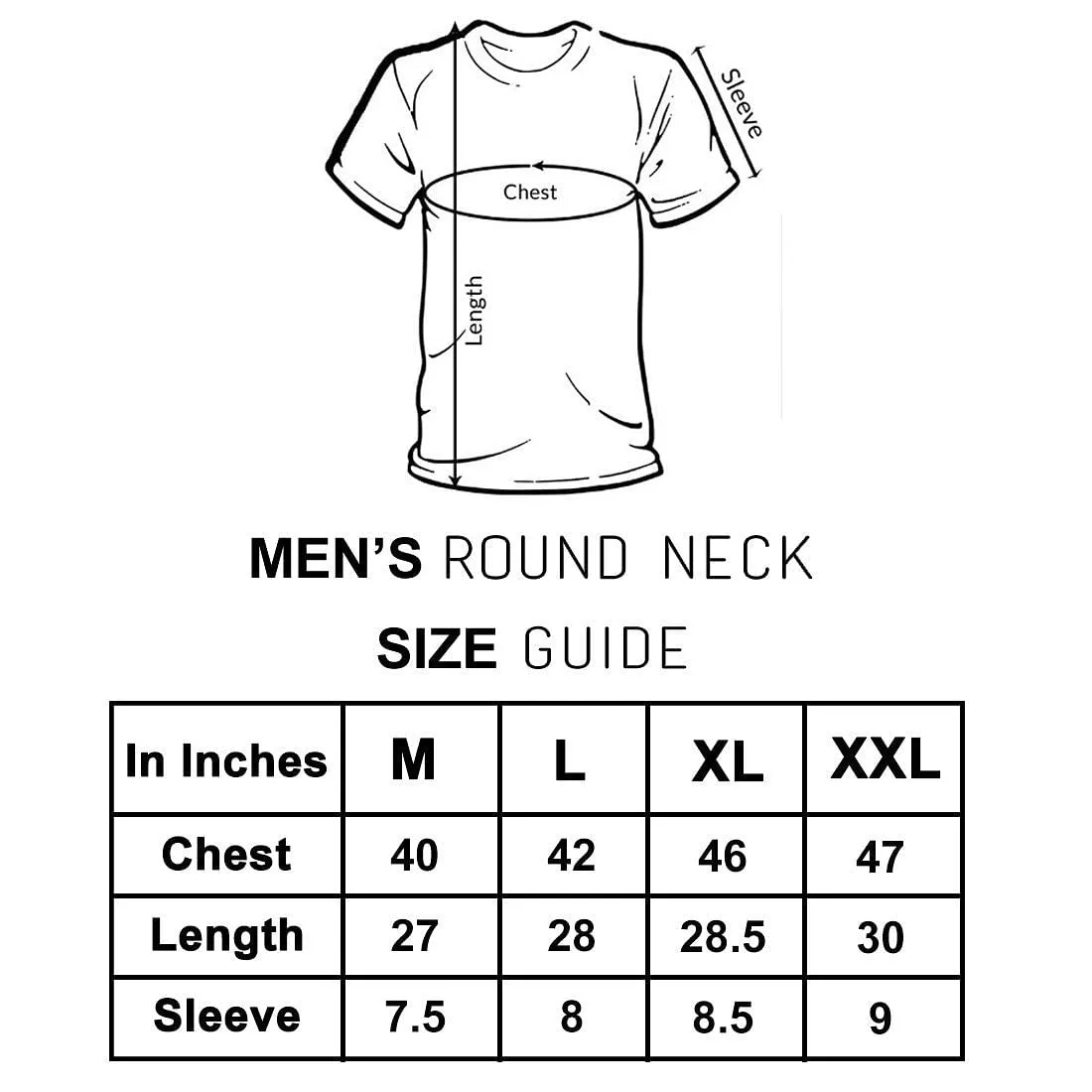 Nutcase Designer Round Neck Men's T-Shirt Wrinkle-Free Poly Cotton Tees - Not A Monday Person