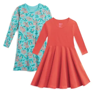 Organic Dress 2-Pack Tiger Lily - FINAL SALE