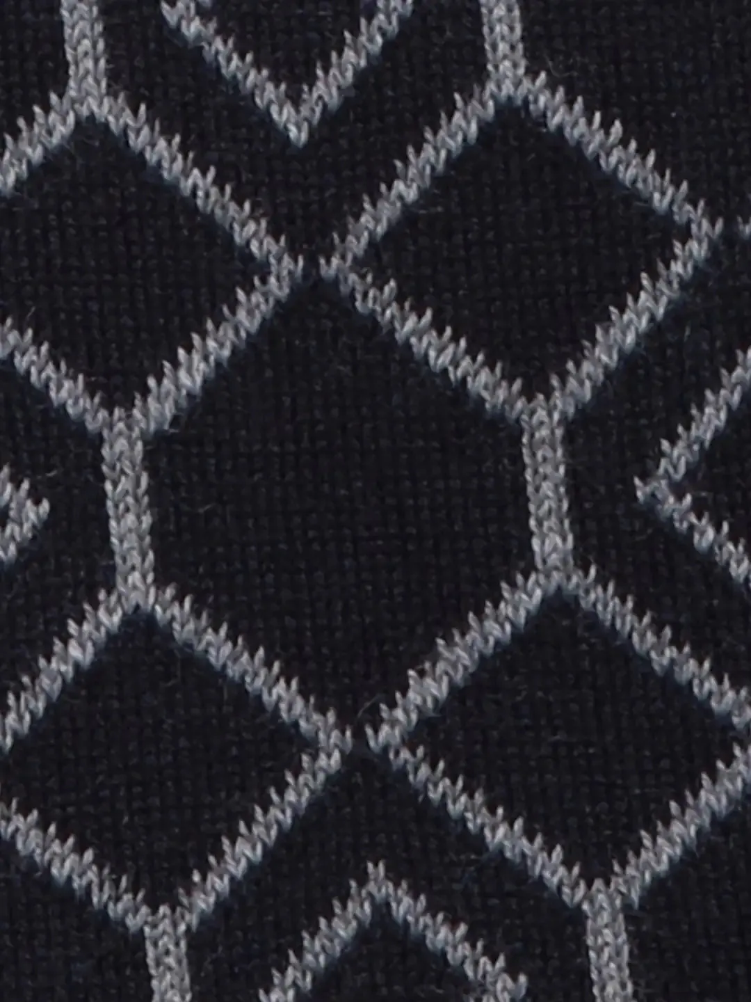 Raymond Men Blue Jacquard Acrylic Blend Sweaters