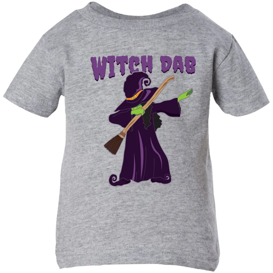 Trendy Witch Dab T-Shirt Halloween Tee (Infants)