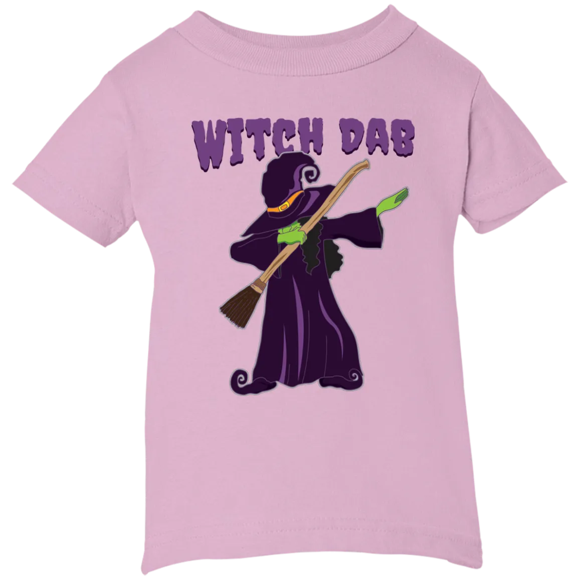 Trendy Witch Dab T-Shirt Halloween Tee (Infants)