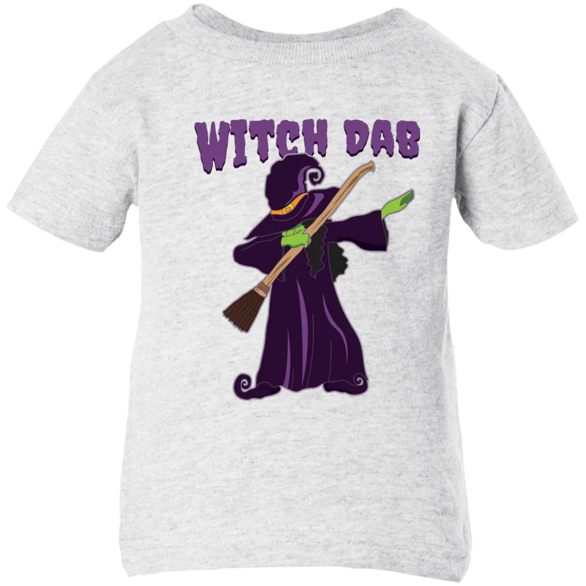Trendy Witch Dab T-Shirt Halloween Tee (Infants)