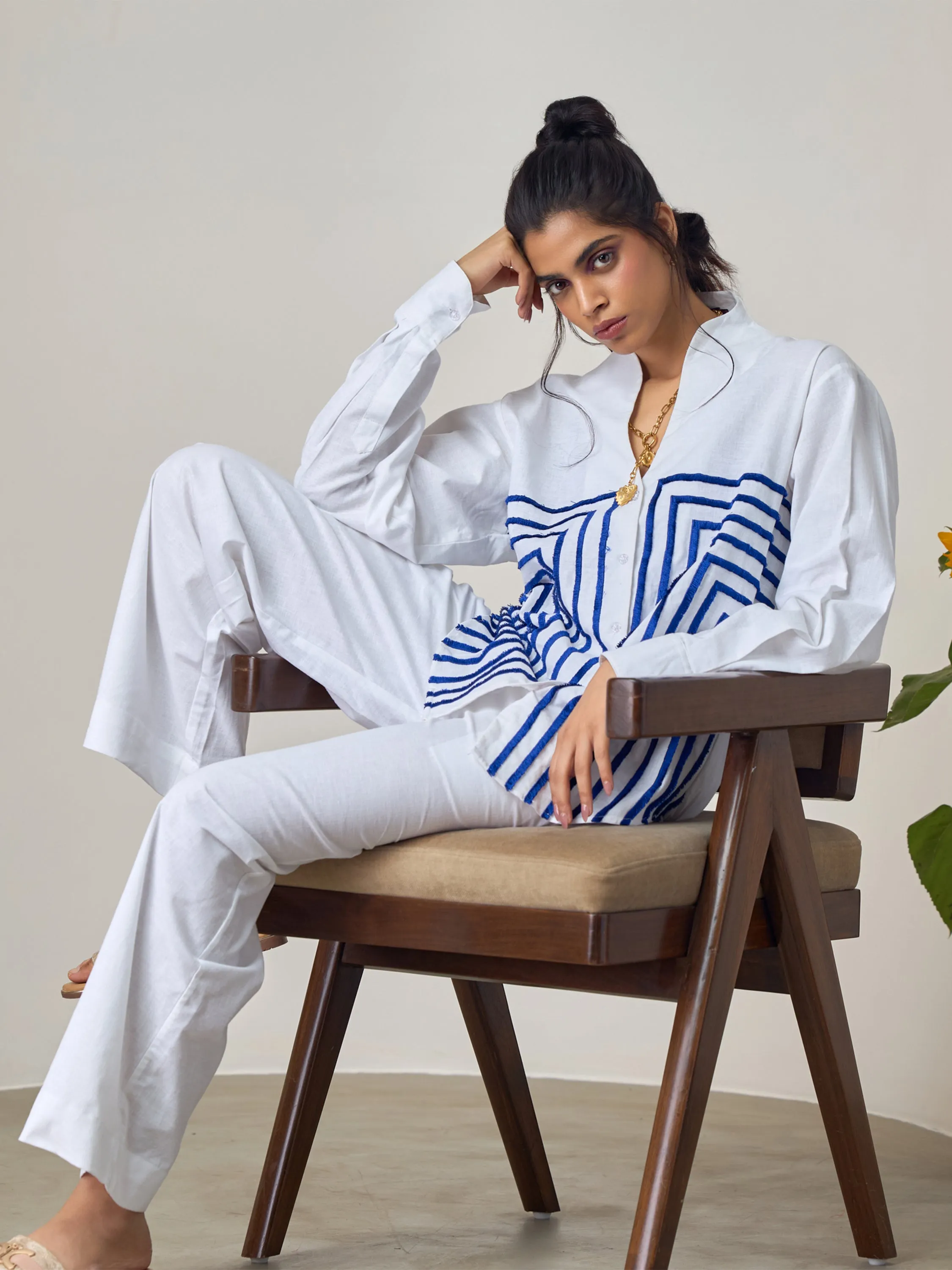 White Wave Pant
