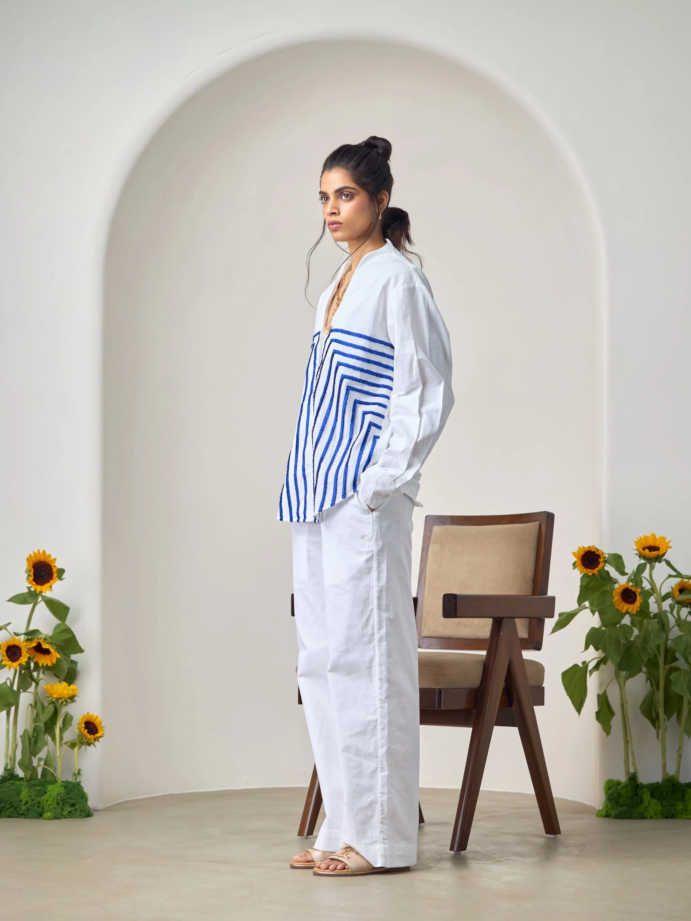 White Wave Pant
