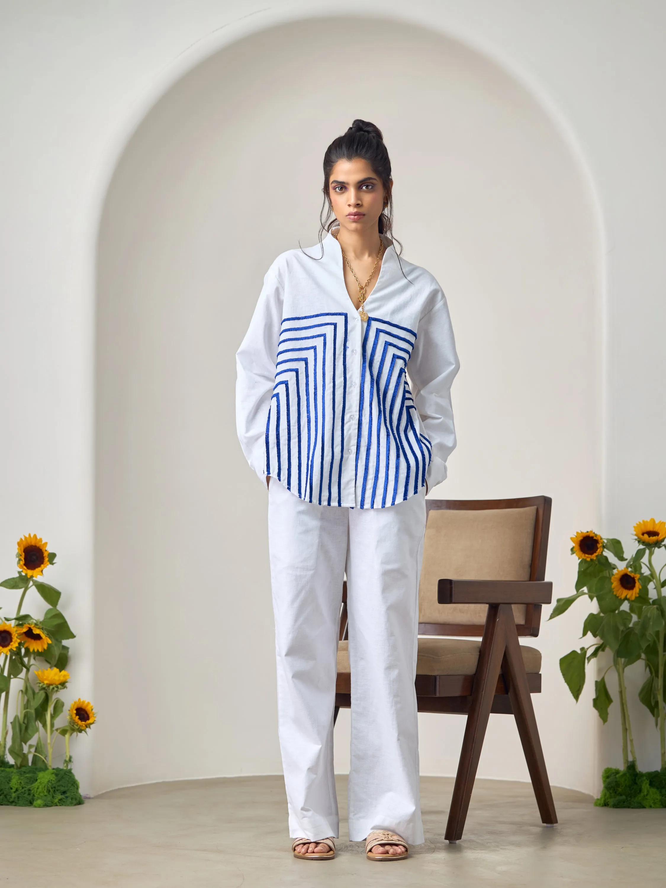 White Wave Pant