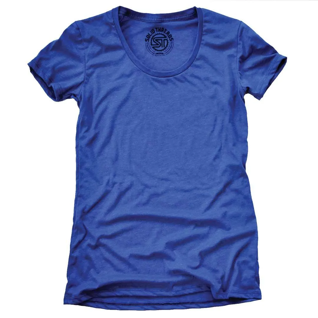 Women's Solid Threads 60/40 Scoopneck T-shirt